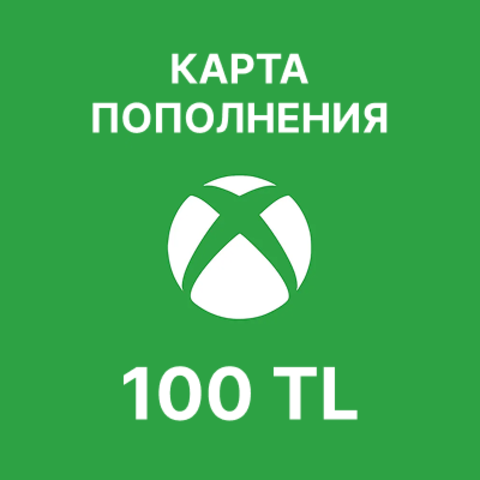 Карта пополнения Xbox на 100 лир
